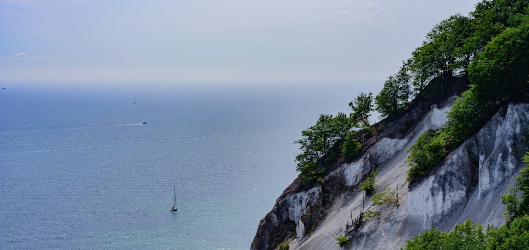 Chalk cliffs along the Danish coastline